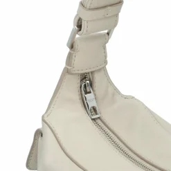 New Liebeskind Lila Schultertasche Leder 33 cm milk