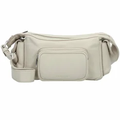 New Liebeskind Lila Schultertasche Leder 33 cm milk