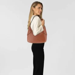 Liebeskind Henkeltaschen|Schultertaschen<Lily Schultertasche Leder 32 cm russet