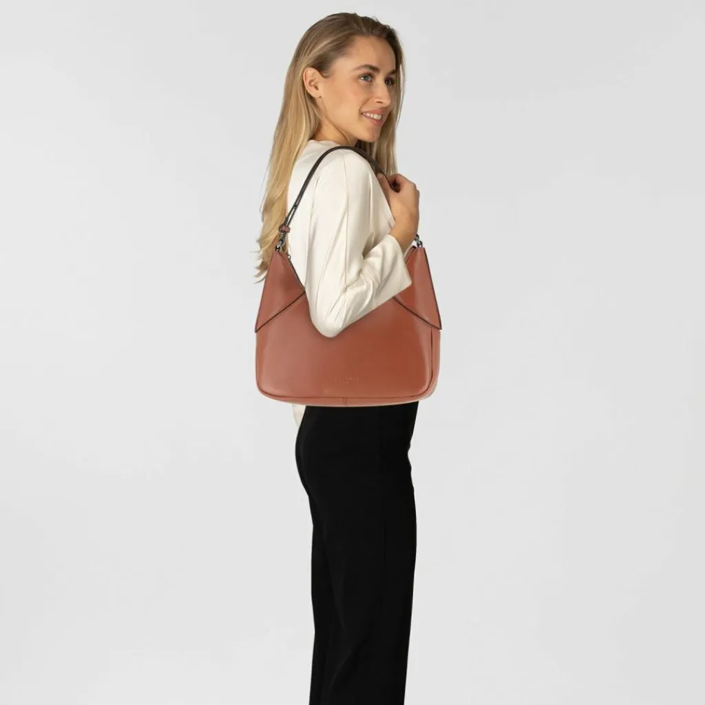 Liebeskind Henkeltaschen|Schultertaschen<Lily Schultertasche Leder 32 cm russet