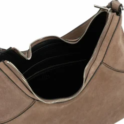 New Liebeskind Lily Schultertasche S Leder 32 cm neutral gray