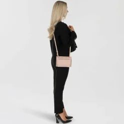 Liebeskind Lora Umhängetasche Leder 19 cm rose