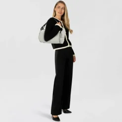 Liebeskind Henkeltaschen|Schultertaschen<Lou 3 Schultertasche Leder 32 cm white