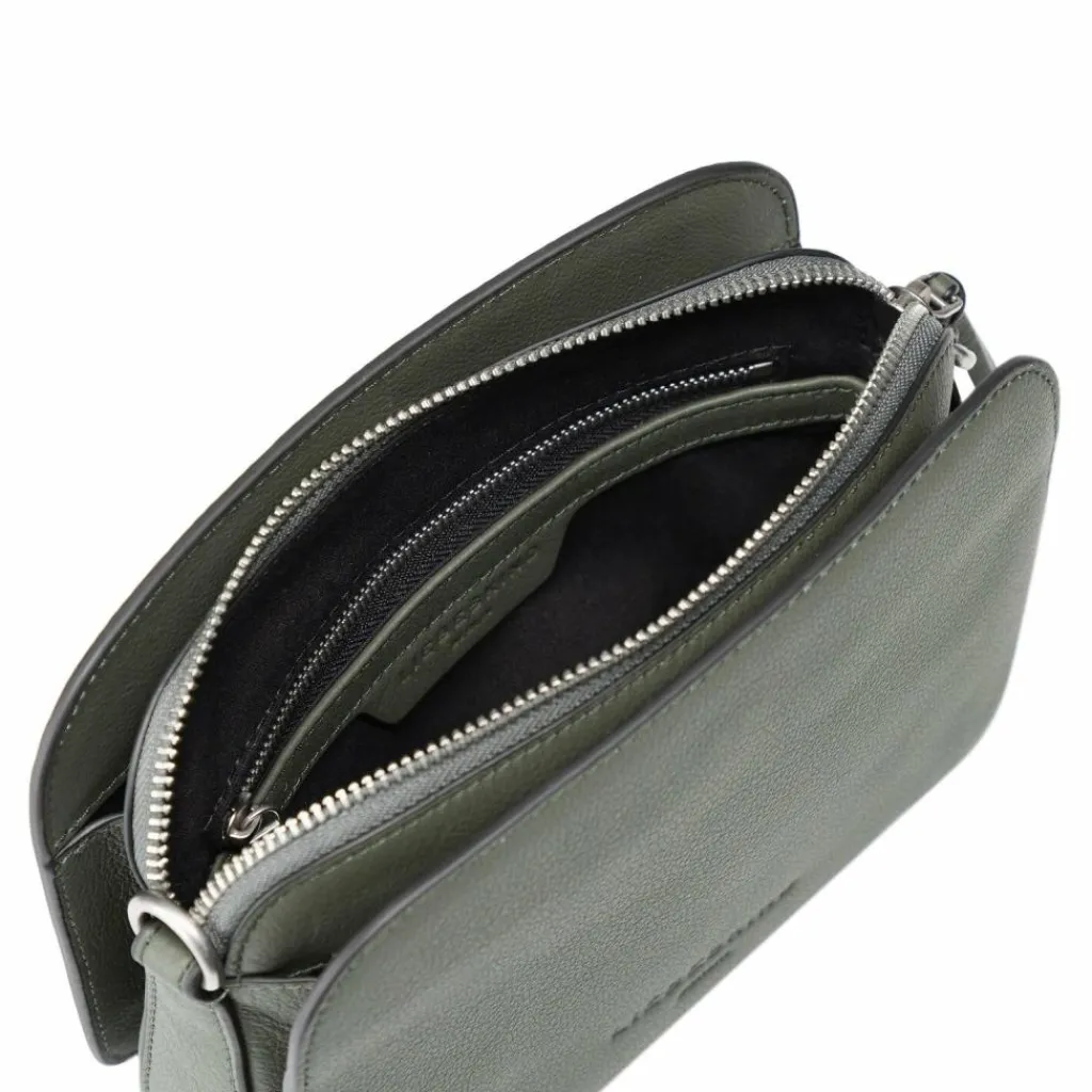 Online Liebeskind Luka Umhängetasche Leder 20 cm cypress green