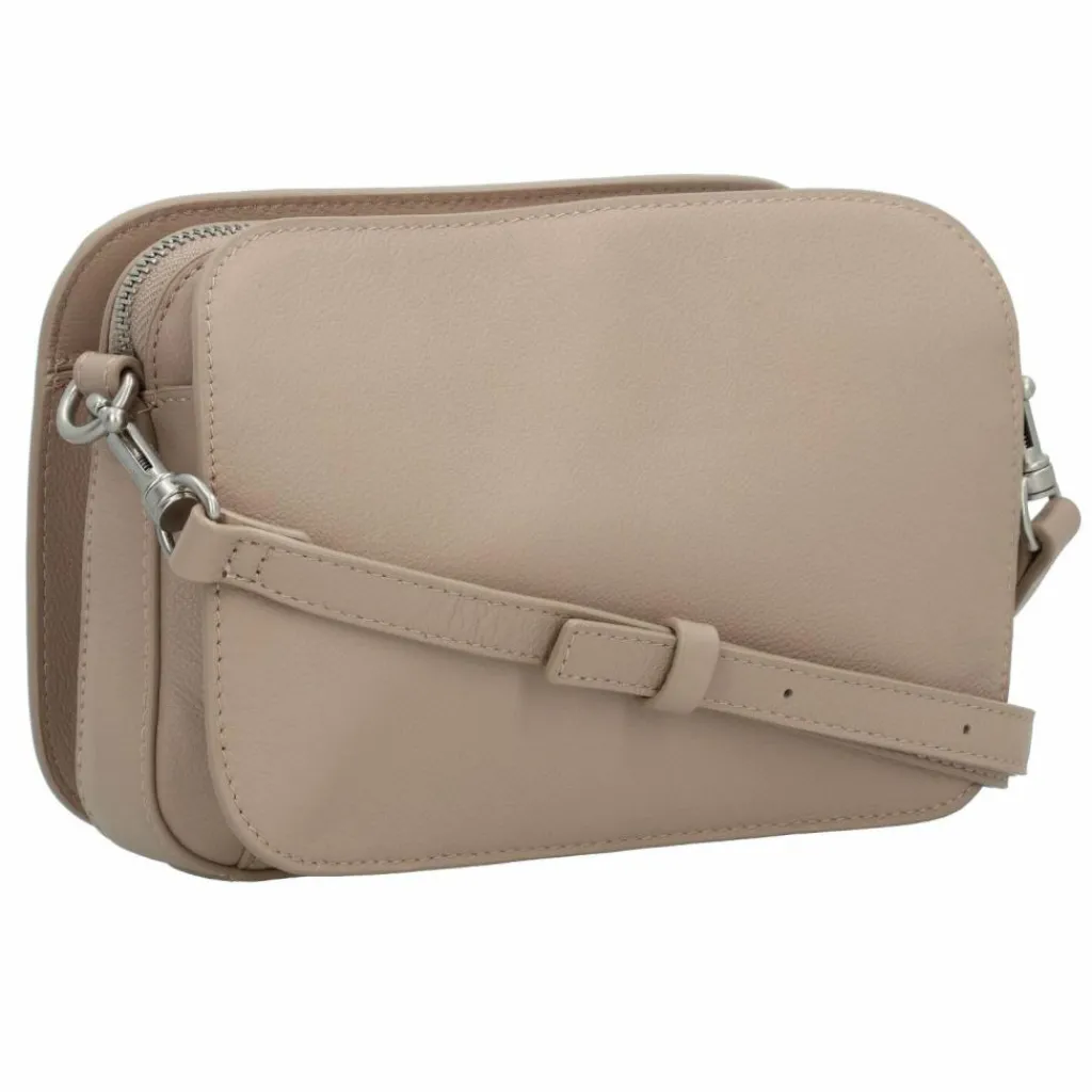 New Liebeskind Luka Umhängetasche Leder 20 cm stone