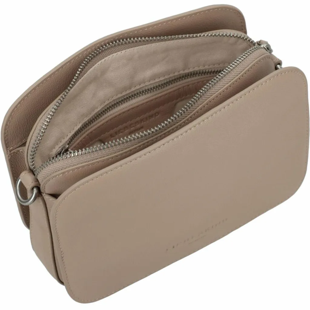 New Liebeskind Luka Umhängetasche Leder 20 cm stone