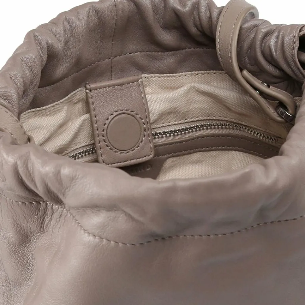 New Liebeskind Lya Umhängetasche Leder 23 cm neutral grey