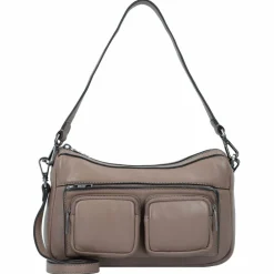 Liebeskind Schultertaschen<Maia Schultertasche S Leder 25 cm neutral gray