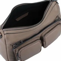 Liebeskind Schultertaschen<Maia Schultertasche S Leder 25 cm neutral gray