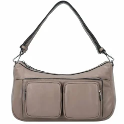 Discount Liebeskind Maia Schultertasche M Leder 35 cm neutral gray