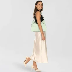 Online Liebeskind Mila Schultertasche Leder 34 cm sage