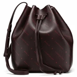 Liebeskind Beuteltaschen|Umhängetaschen<Monogram Beuteltasche Leder 40 cm burgundy
