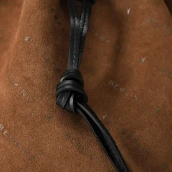 Liebeskind Beuteltaschen|Schultertaschen<Monogram Beuteltasche Leder 35 cm safari