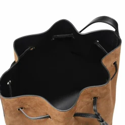 Liebeskind Beuteltaschen|Schultertaschen<Monogram Beuteltasche Leder 35 cm safari