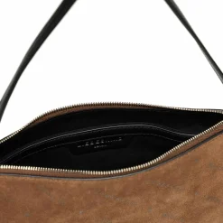 Liebeskind Monogram Schultertasche Leder 23.5 cm safari