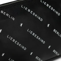Liebeskind Schultertaschen<Monogram Schultertasche Leder 23.5 cm black