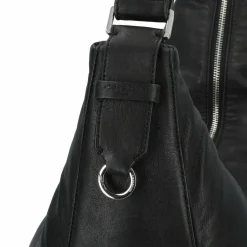 Outlet Liebeskind Moon Schultertasche Leder 58 cm black