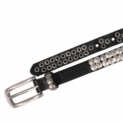 Damen Liebeskind Nietengürtel Leder