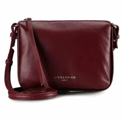 New Liebeskind Nina Mini Bag Umhängetasche Leder 18 cm pomegranate