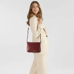 Best Liebeskind Nina Umhängetasche M Leder 25 cm pomegranate