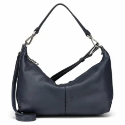 Outlet Liebeskind Paris Umhängetasche Leder 34 cm cobalt night