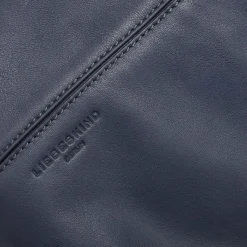 Outlet Liebeskind Paris Umhängetasche Leder 34 cm cobalt night