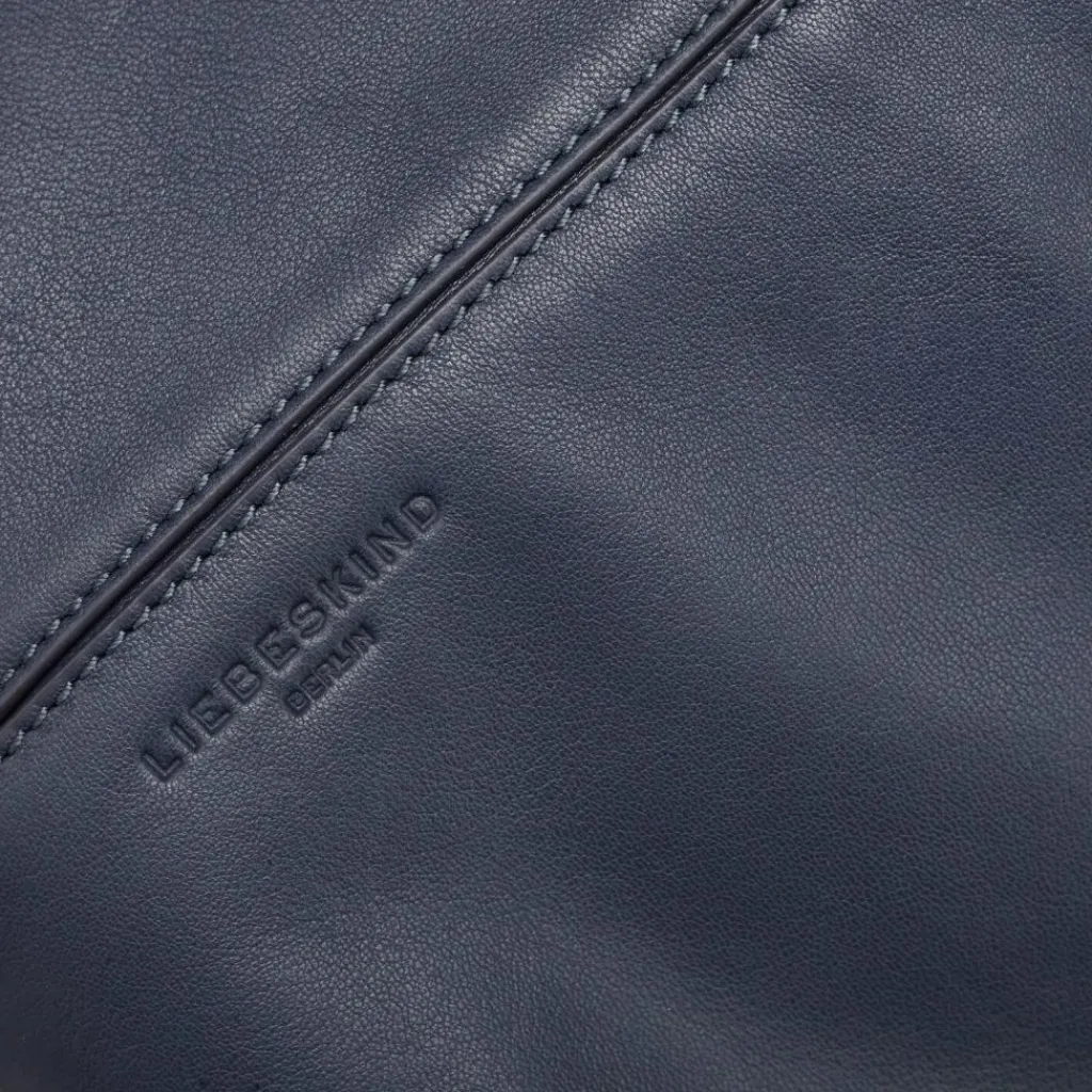 Outlet Liebeskind Paris Umhängetasche Leder 34 cm cobalt night