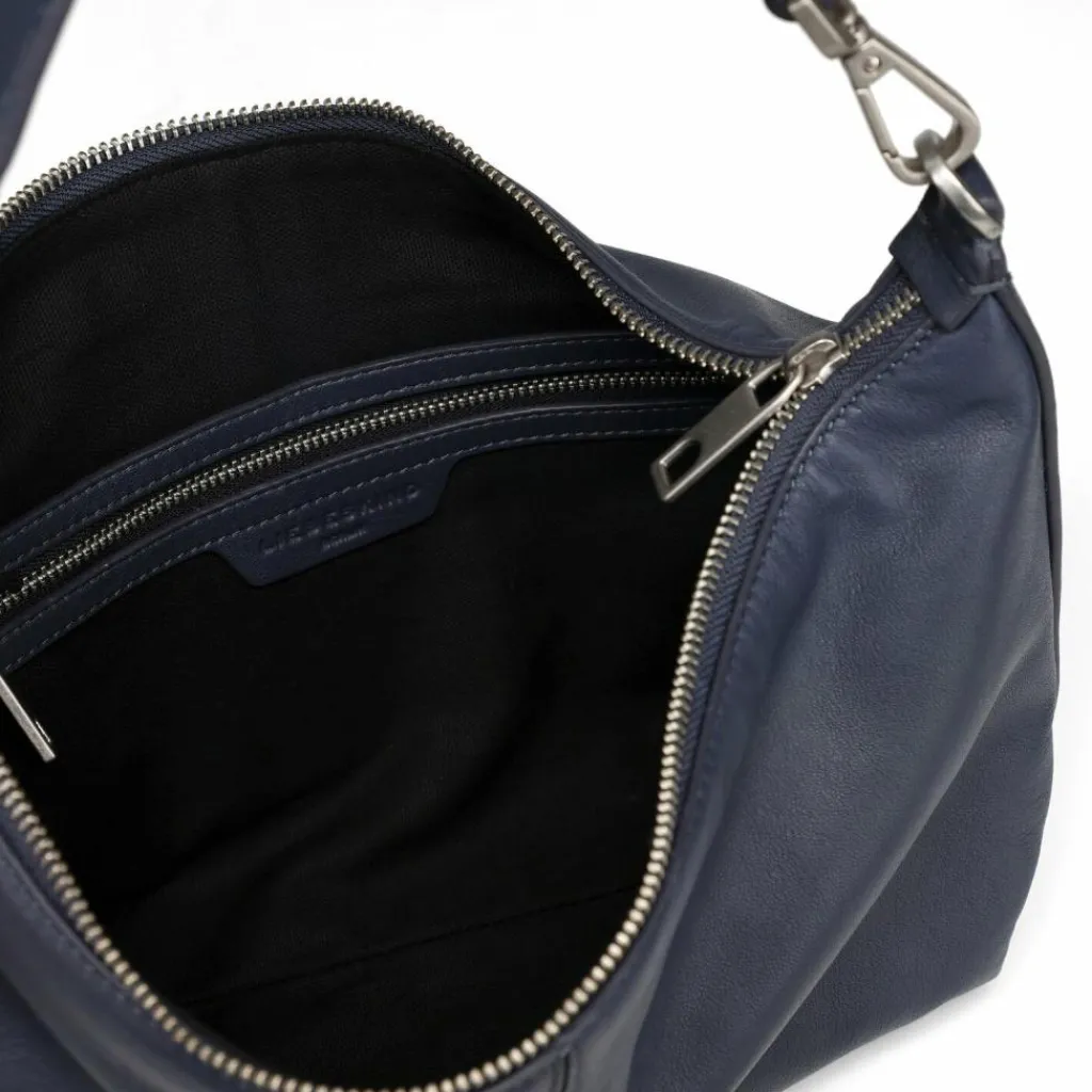 Outlet Liebeskind Paris Umhängetasche Leder 34 cm cobalt night