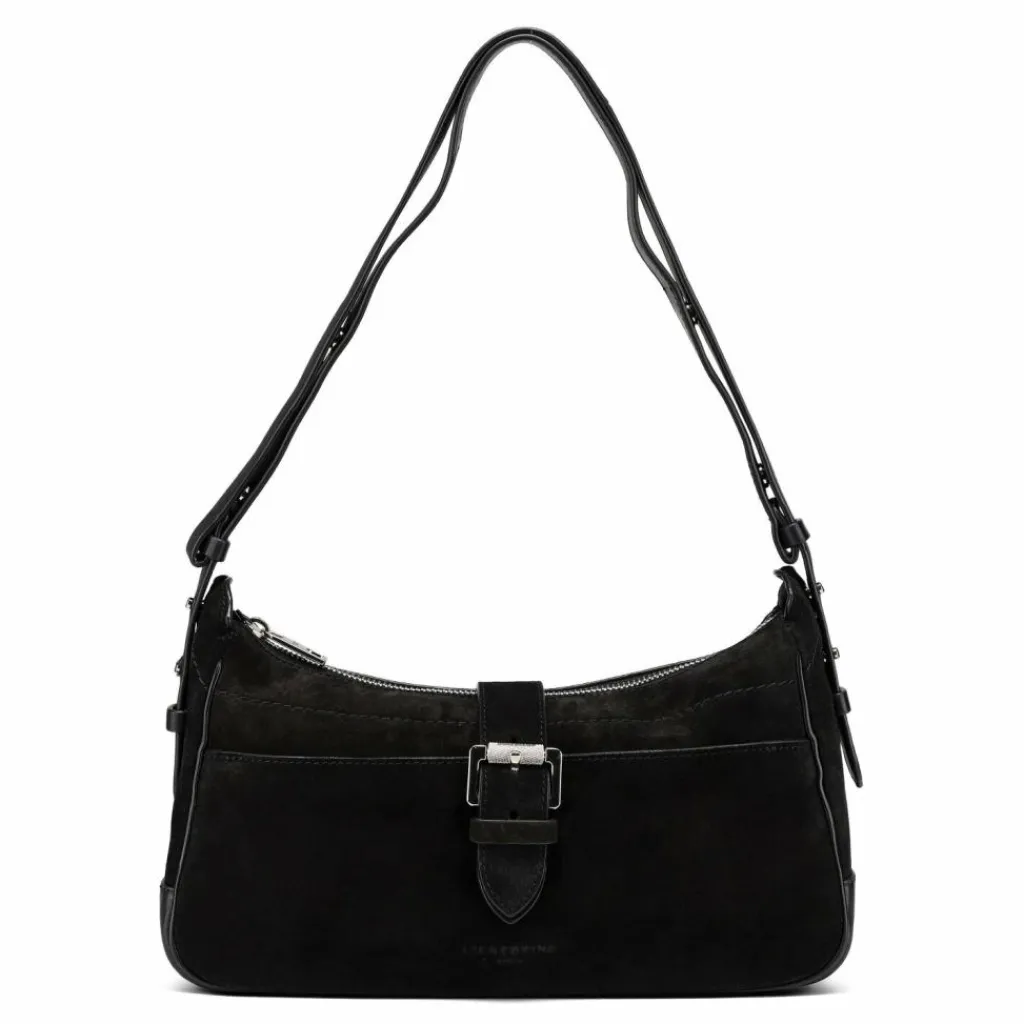 Outlet Liebeskind Ren Schultertasche Leder 30 cm black