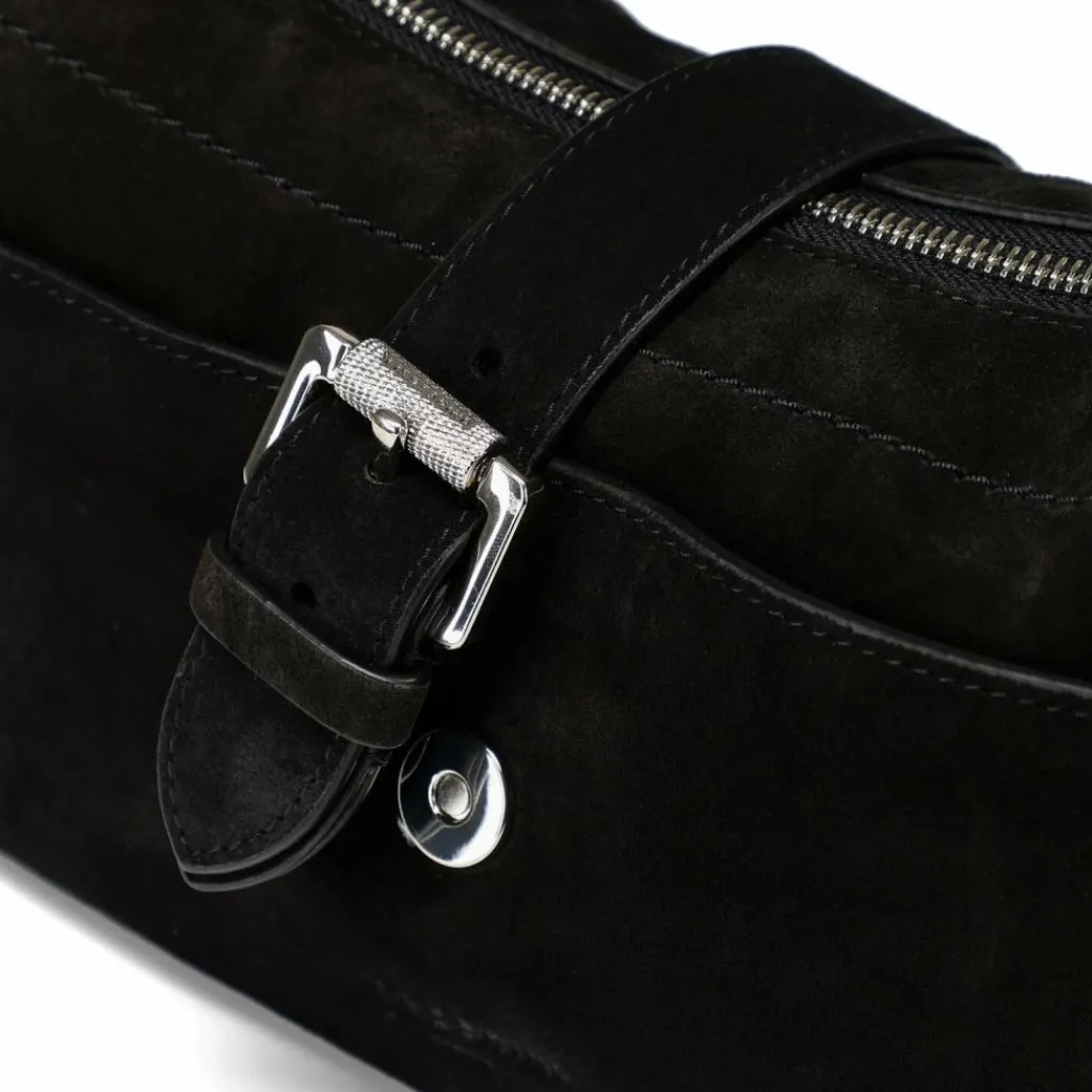 Outlet Liebeskind Ren Schultertasche Leder 30 cm black