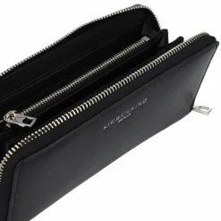 Clearance Liebeskind Sally Geldbörse RFID Schutz Leder 19 cm black