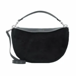Discount Liebeskind Shearling Handtasche Leder 28 cm black
