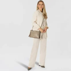 Liebeskind Umhängetaschen<Zena Umhängetasche S Leder 25 cm neutral grey