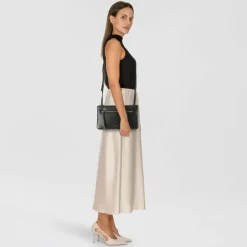 Liebeskind Zena Umhängetasche S Leder 25 cm black