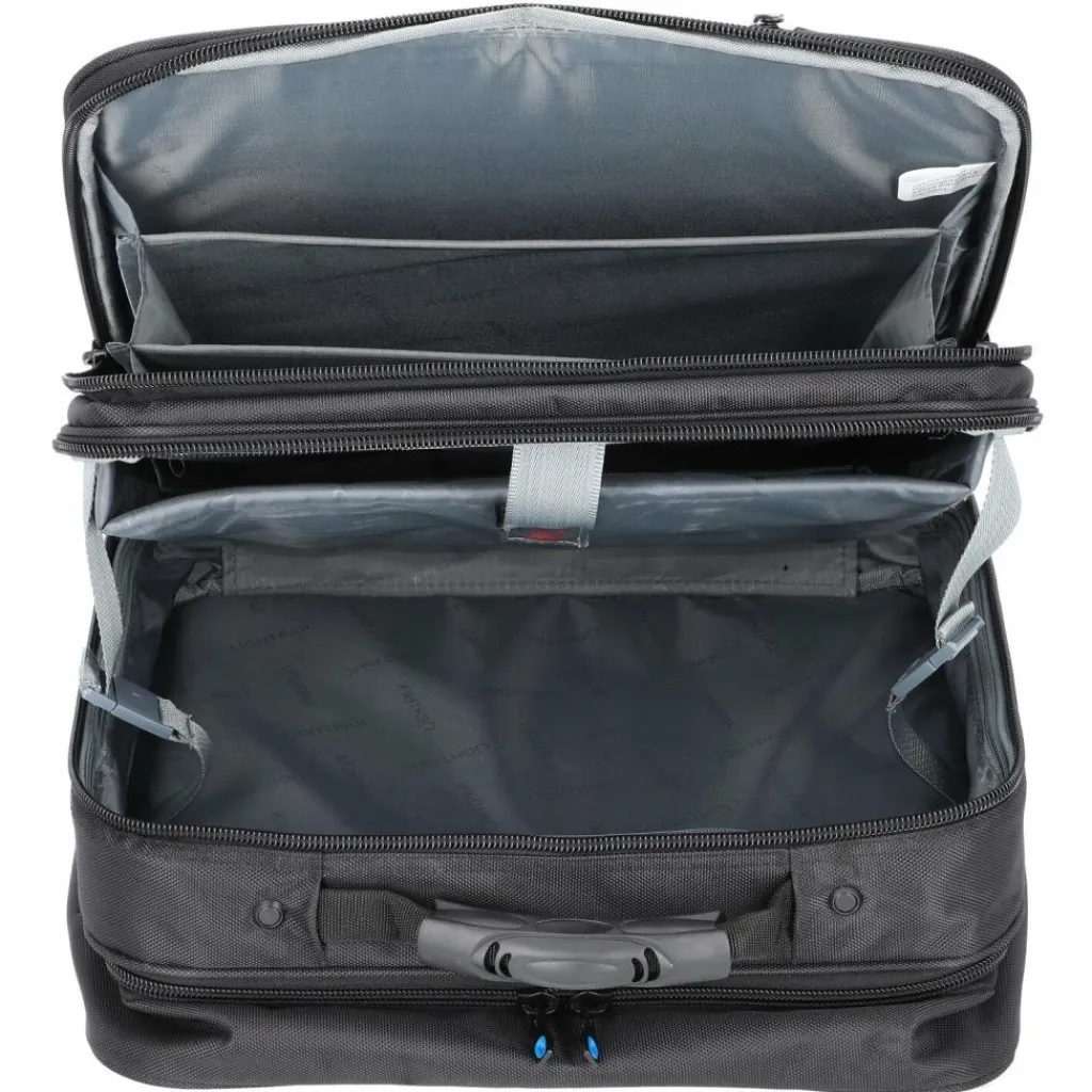 Best Lightpak Bravo 2-Rollen Businesstrolley 38 cm Laptopfach schwarz