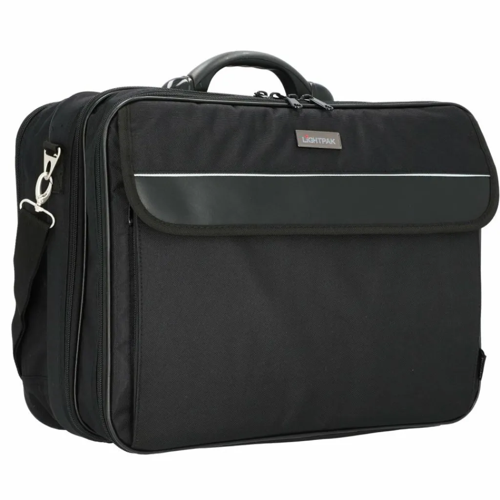 Hot Lightpak Corniche Aktentasche 44 cm Laptopfach schwarz