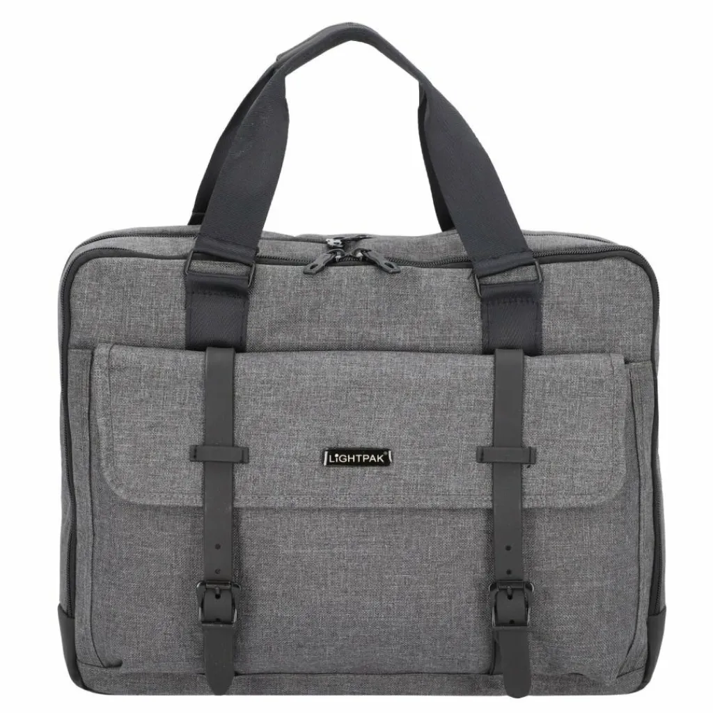 Lightpak Laptoptaschen|Aktentaschen<Twyx Aktentasche 40 cm Laptopfach grau
