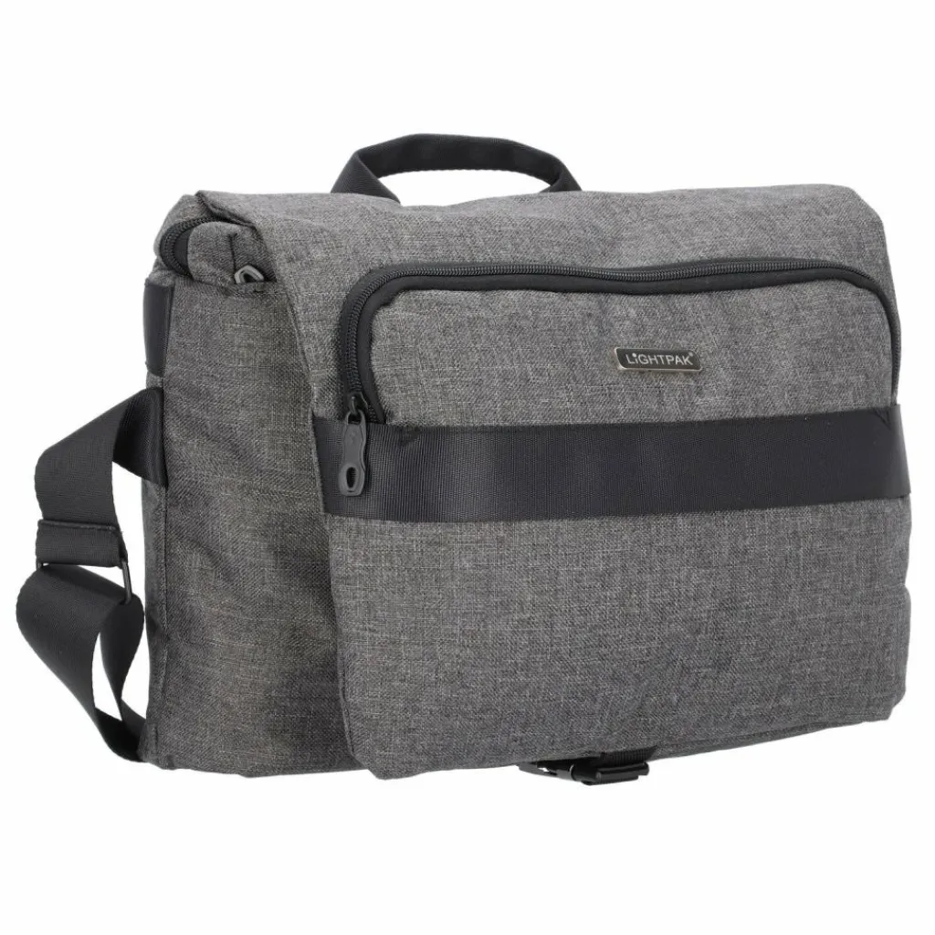 Lightpak Umhängetaschen<Walker Umhängetasche 34 cm Laptopfach grau