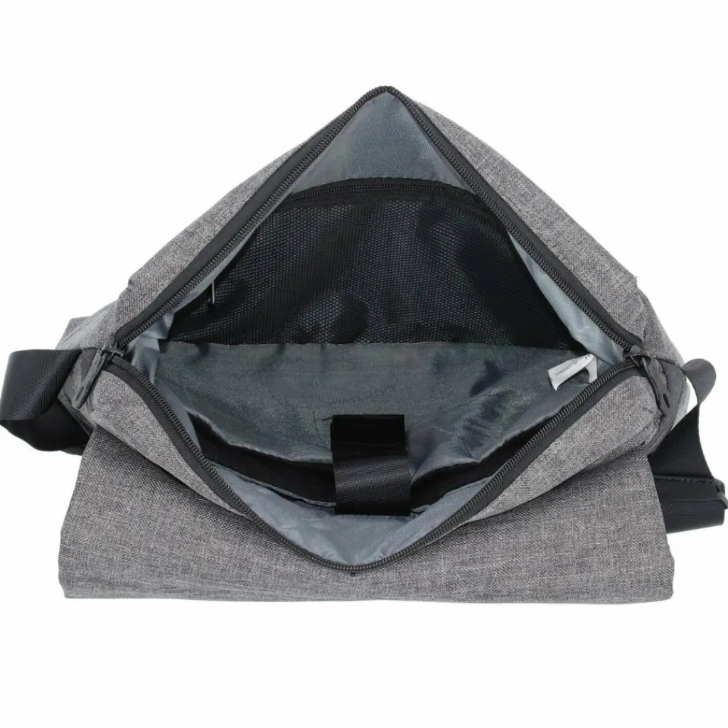 Lightpak Umhängetaschen<Walker Umhängetasche 34 cm Laptopfach grau