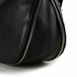 Outlet Liu Jo Kaliska Schultertasche M 32 cm mit Dehnfalte nero