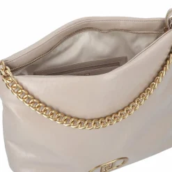 Outlet Liu Jo Lapuffy Schultertasche 35 cm dark sand