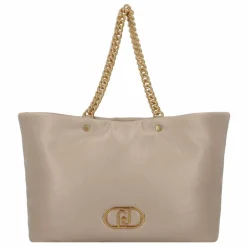 Best Liu Jo Lapuffy Shopper Tasche 40 cm dark sand