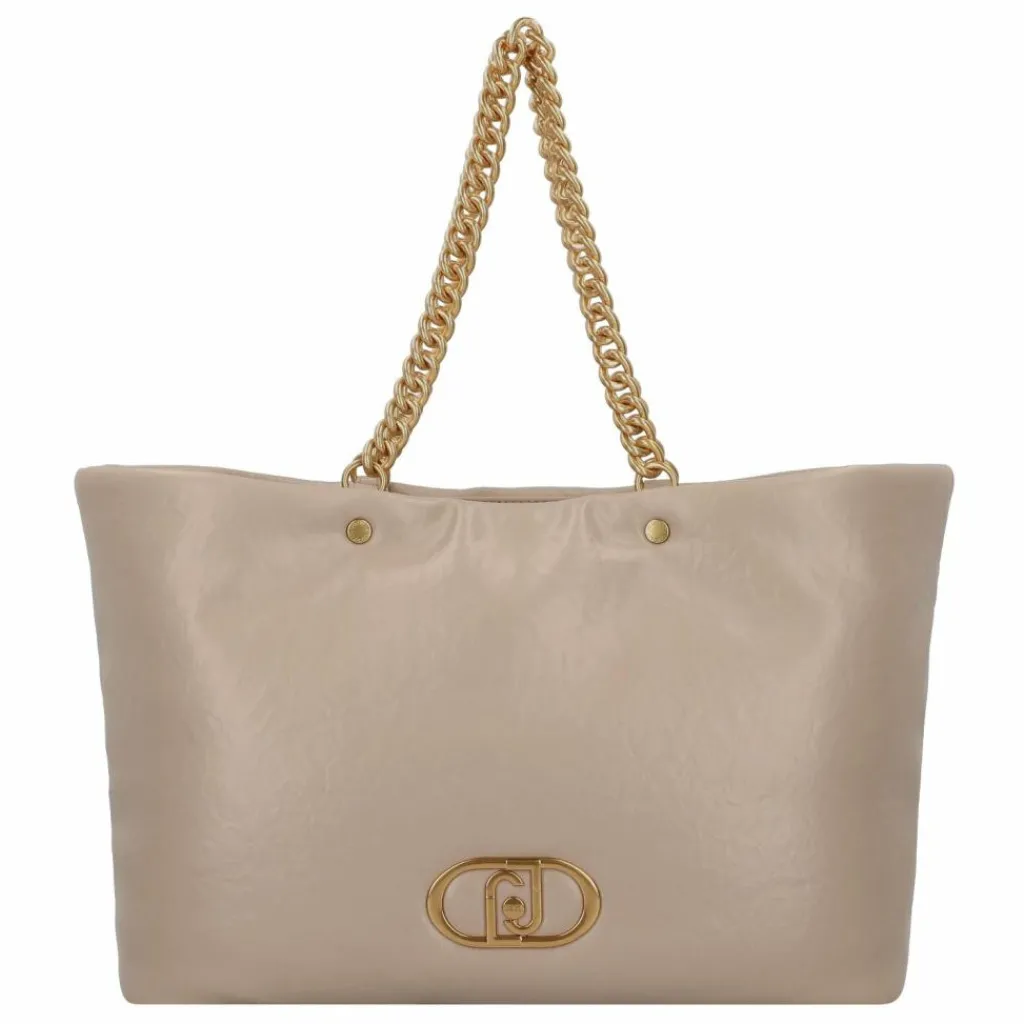 Best Liu Jo Lapuffy Shopper Tasche 40 cm dark sand