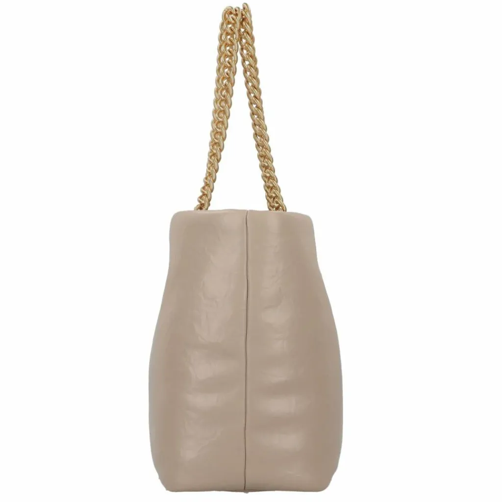 Best Liu Jo Lapuffy Shopper Tasche 40 cm dark sand