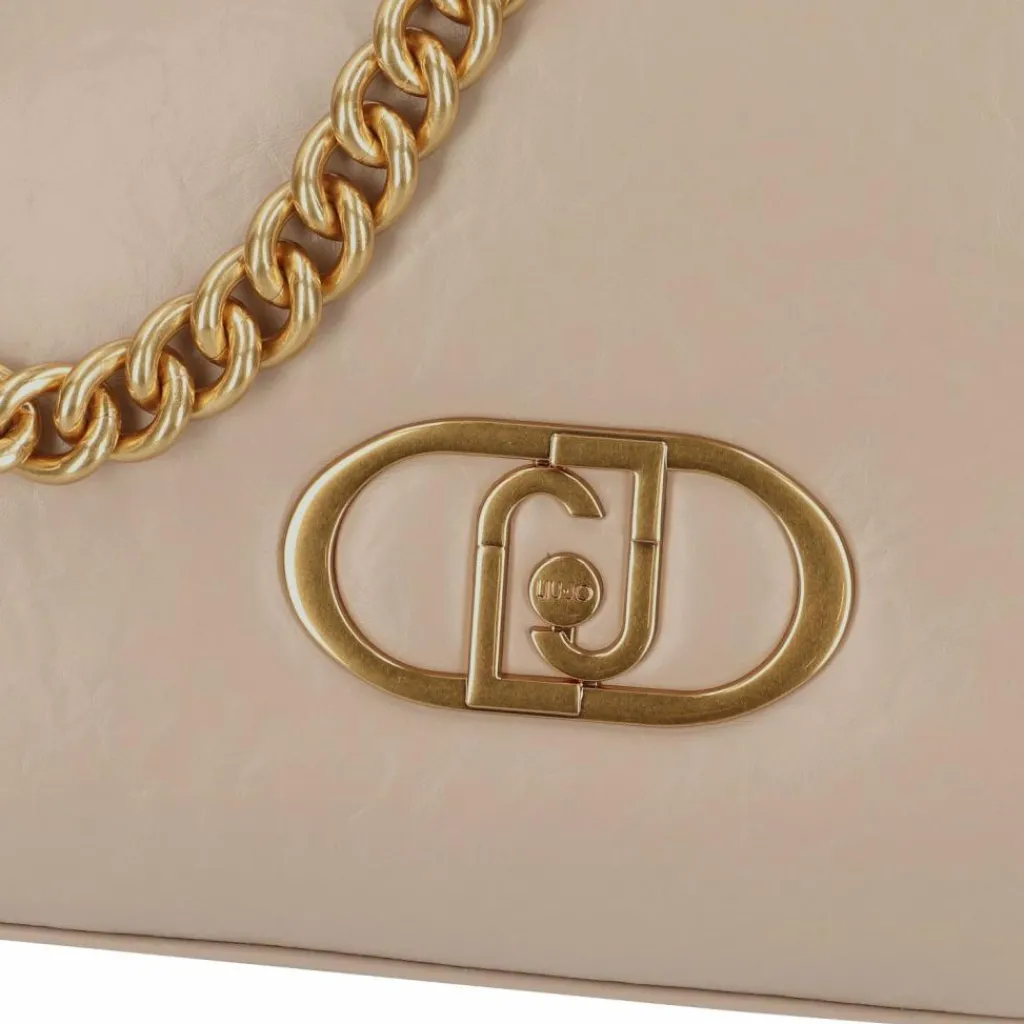 Best Liu Jo Lapuffy Shopper Tasche 40 cm dark sand