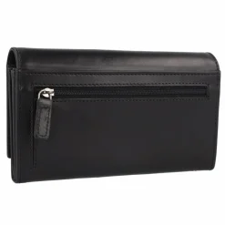 Lloyd Damengeldbörsen Querformat<Geldbörse RFID Schutz Leder 16.5 cm schwarz