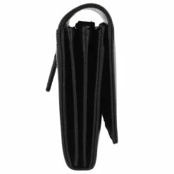 Lloyd Damengeldbörsen Querformat<Geldbörse RFID Schutz Leder 16.5 cm schwarz