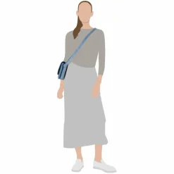 Lloyd Umhängetaschen<Umhängetasche Leder 25 cm hellblau