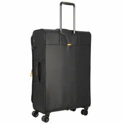 Clearance Mandarina Duck Eco Coated 4 Rollen Trolley L 78 cm mit Dehnfalte black