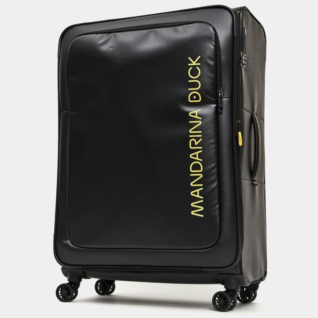 Mandarina Duck Eco Coated 4 Rollen Trolley XL 83 cm mit Dehnfalte